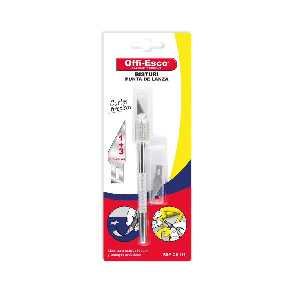 BISTURI OE-114 PUNTA LANZA 3CUCHILL P240 (Ine 24-Fa240)