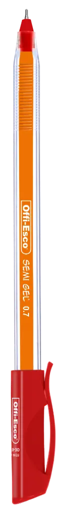 BOLIGRAFO OE-077F SEMI GEL 0.7 UNID P100 ROJO