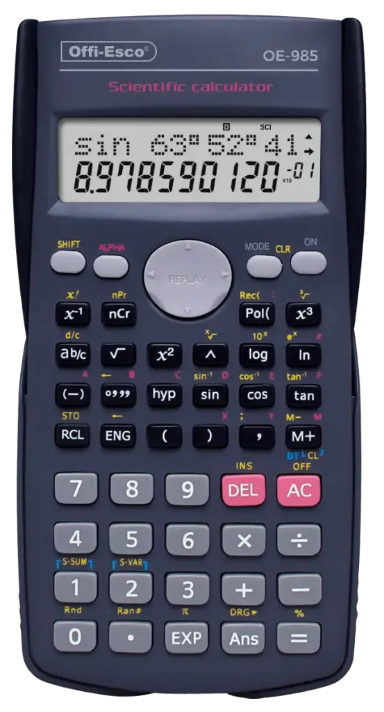 CALCULADORA OE-985 OFFIESCO CIENTIF 240F (ine 20-P80)