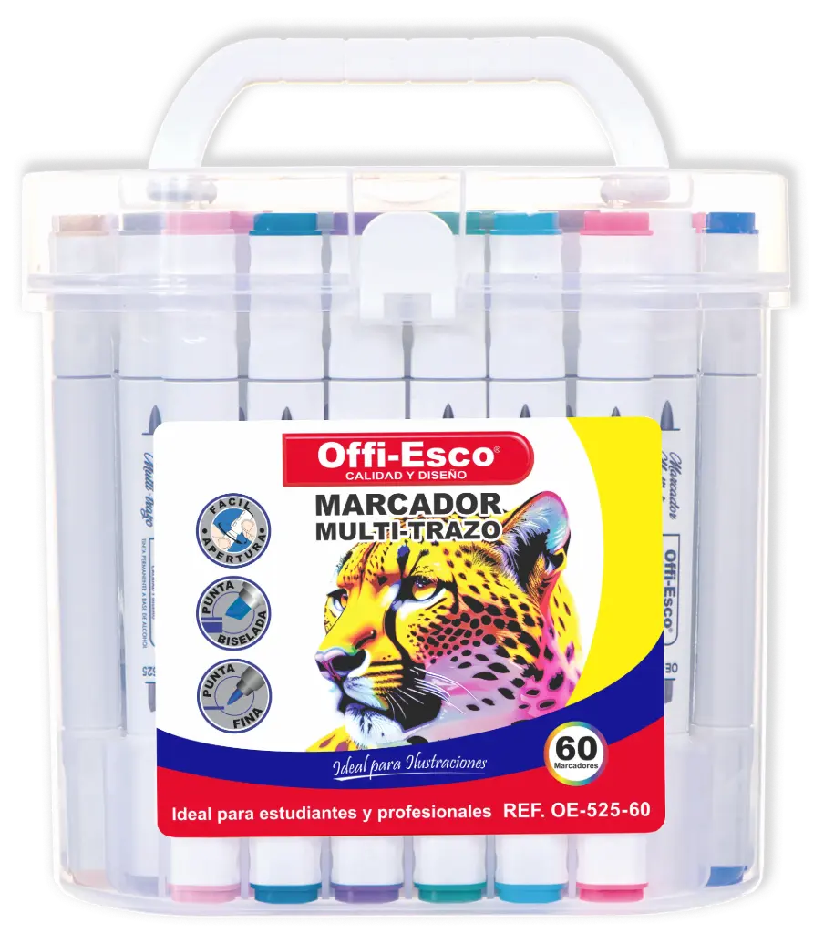 MARCADOR OE-525-60 MULTI-TRAZO D/P   P*8