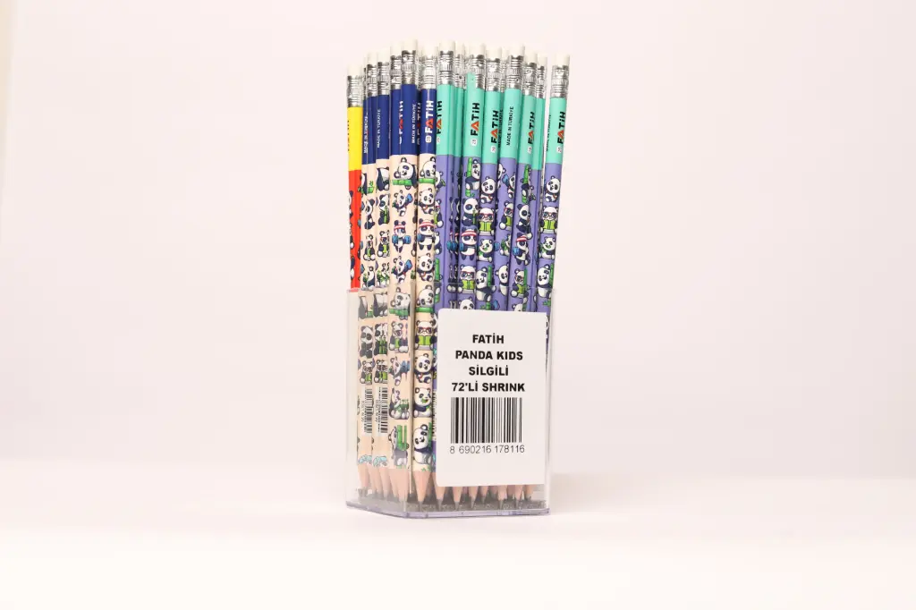 [17810]  Lápiz Fatih Panda Kids con borrador Ine (72-Fa 1728)