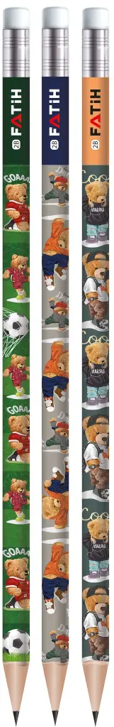 [17925] Lápiz Fatih Happy Bear con borrador Ine (72-Fa 1728)