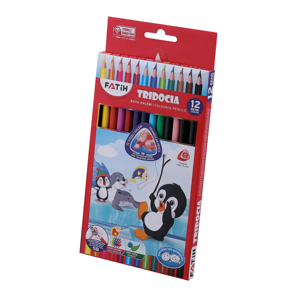 [33250] Crayones triangulares Fatih Tridocia 12 colores Ine6-Fa144