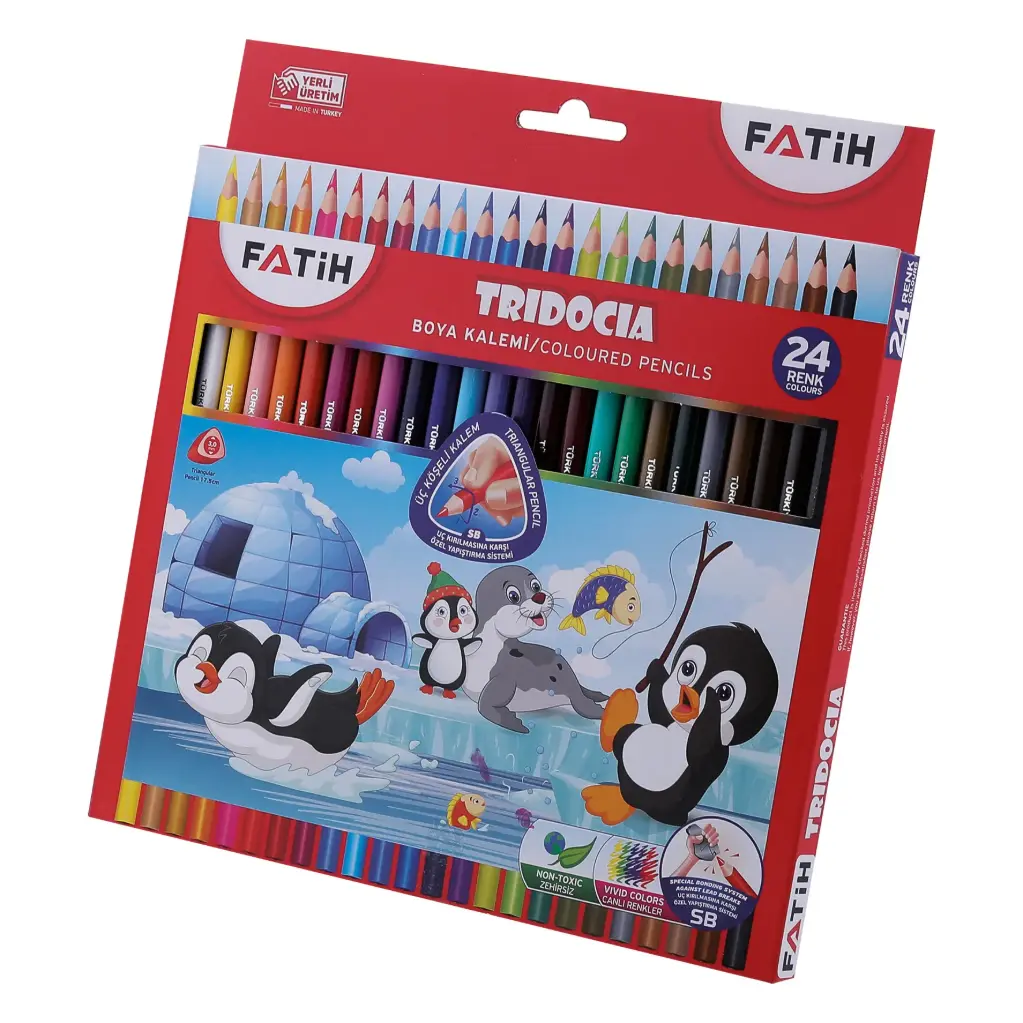 [33260] Crayones triangulares Fatih Tridocia 24 colores (Ine 6-Fa 72)