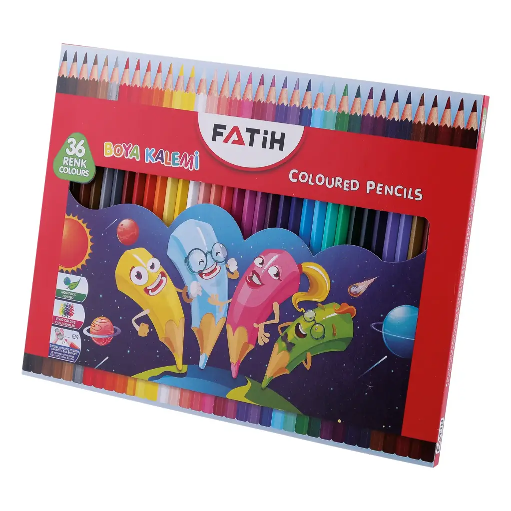 Crayones Fatih exagonal 36 colores Ine 6-Fa 72