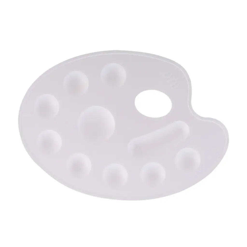 [701] Paleta de plástico Rio para acuarela - Blanco