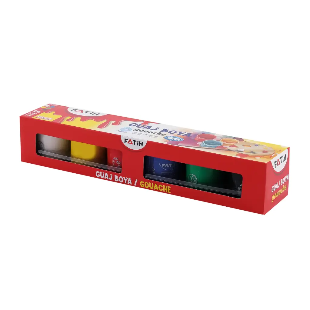 [50410] Tempera Fatih 6 colores 25 ml
