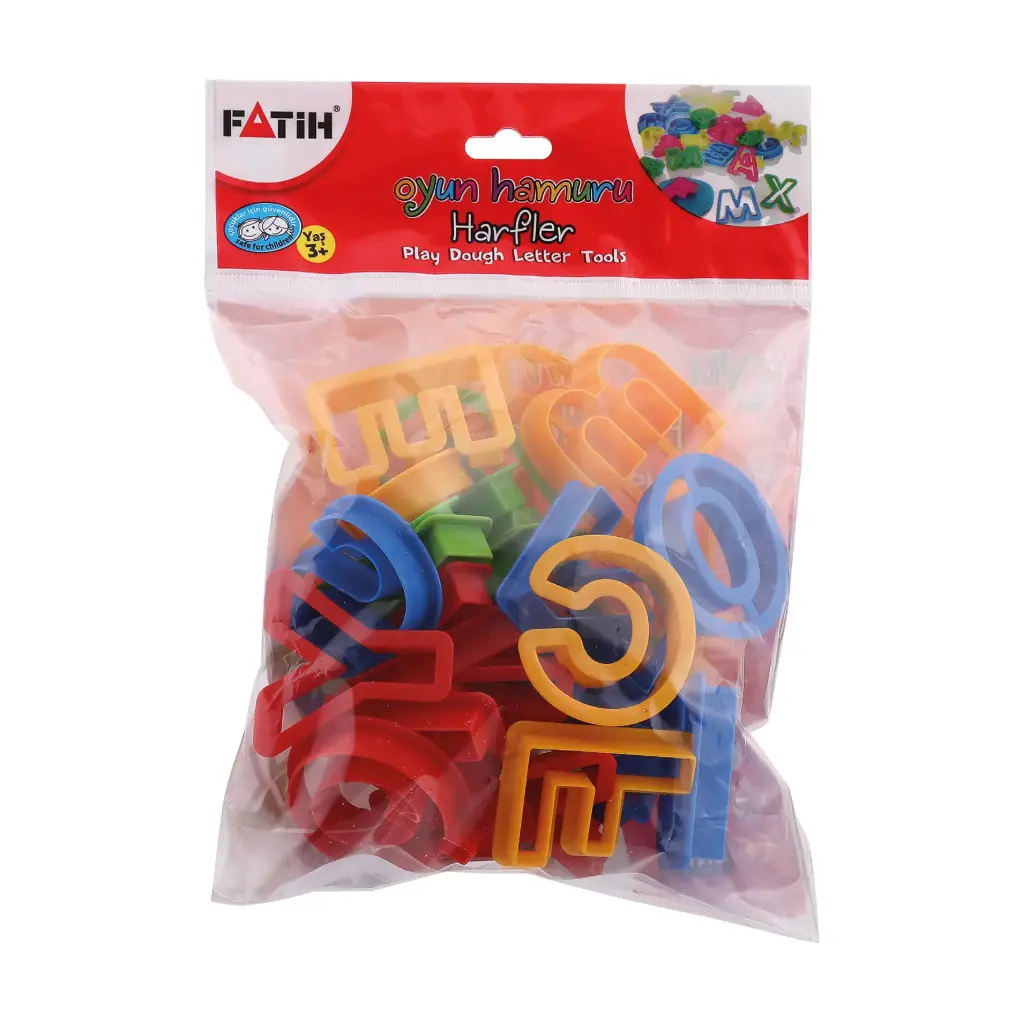 MOLDE LETRAS PARA PLAY DOUGH 25 PZAS