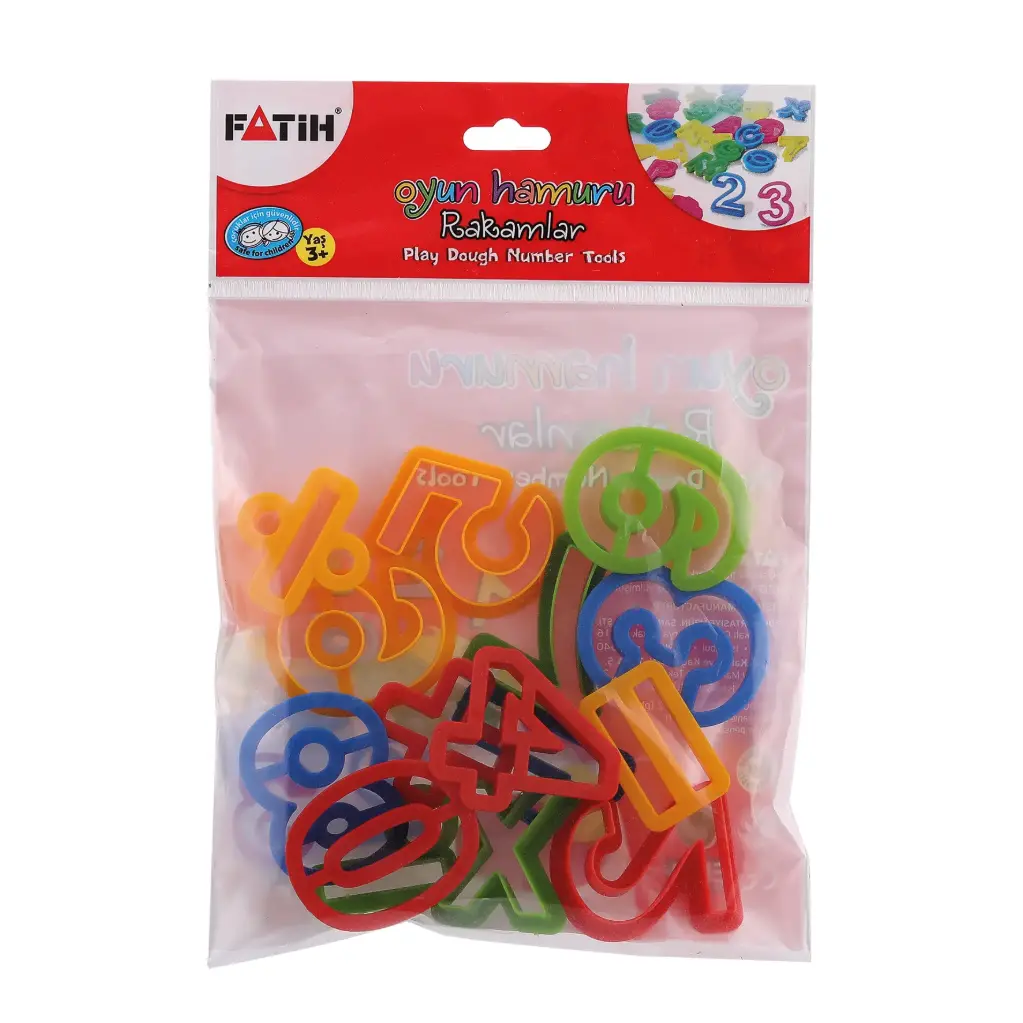 MOLDE NUMEROS PARA PLAY DOUGH 16 PZAS