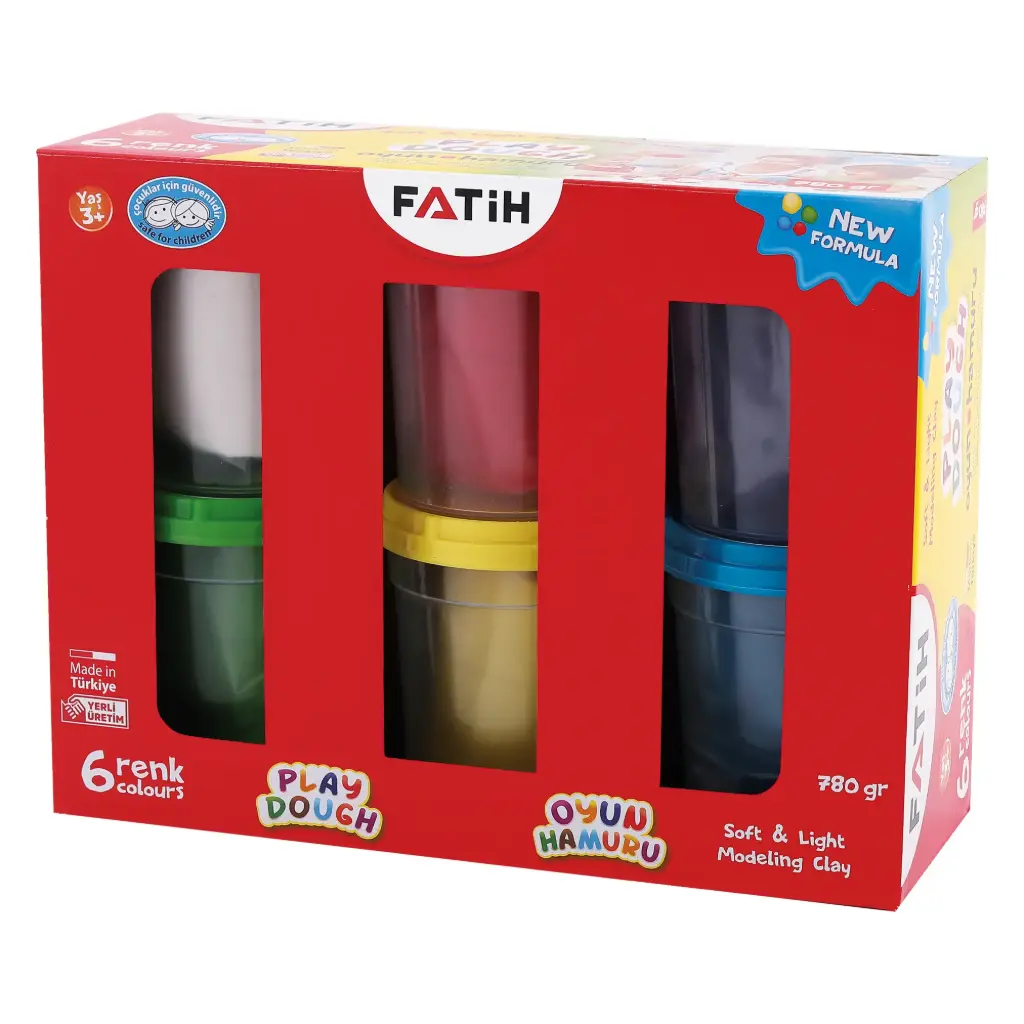 Play Dough Fatih 6 pzas