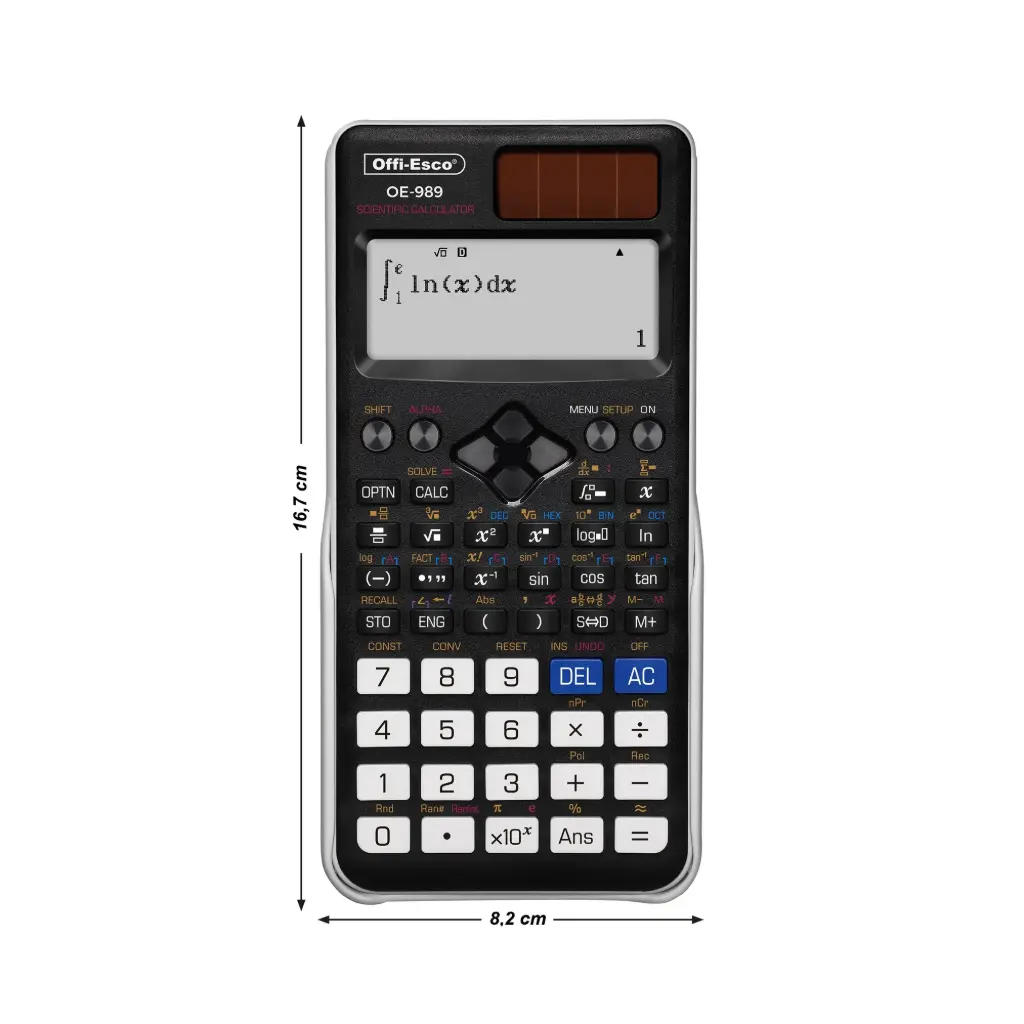 CALCULADORA OE-989 OFFIESCO CIENTIF 552FUNC (Ine 20-Fa120)