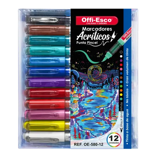 [OE-580-12] MARCA.OE-580-12 ACRILI P/PINCEL  (Ine 6-Fa 72)