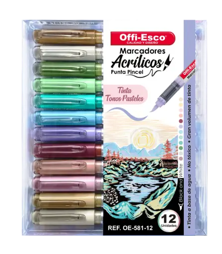 [OE-581-12] MARCA.OE-581-12 ACRILIC PAST P/P (Ine 6-Fa 72)