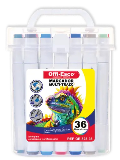 [OE-525-36] MARCADOR OE-525-36 MULTI-TRAZO D/P  P*12