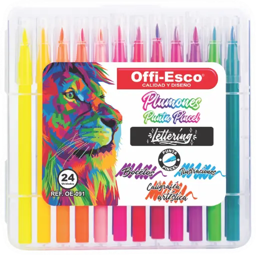 [OE-091] PLUMON OE-091 PUNTA PINCEL EST*24 P36