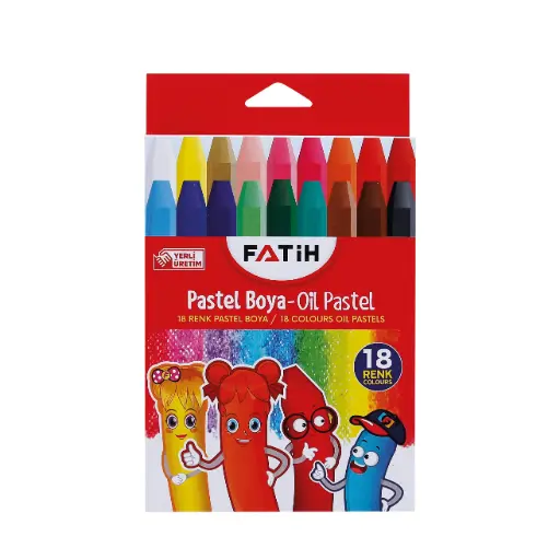 [50330/F] [50330/F] CRAYON PASTEL C. CARTON 18 COL (INE 6-FA 72)