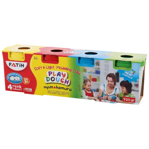[50061] [50061] Play Dough Fatih 4 pzas