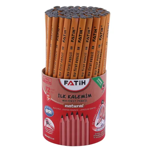 [12052] Lapiz Jumbo natural Fatih  Display D72 (Fa 24 D72) 